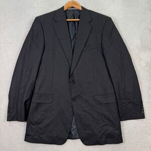 NEW Hickey Freeman Loro Piana Tasmanian Gray Suit Jacket Blazer Men 42L Made USA